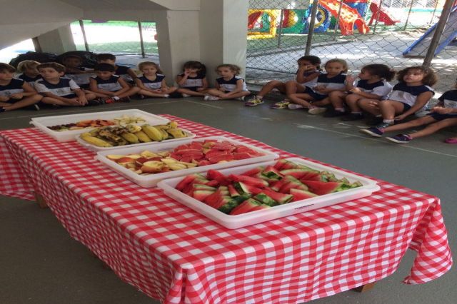 Hora da fruta na Educação Infantil